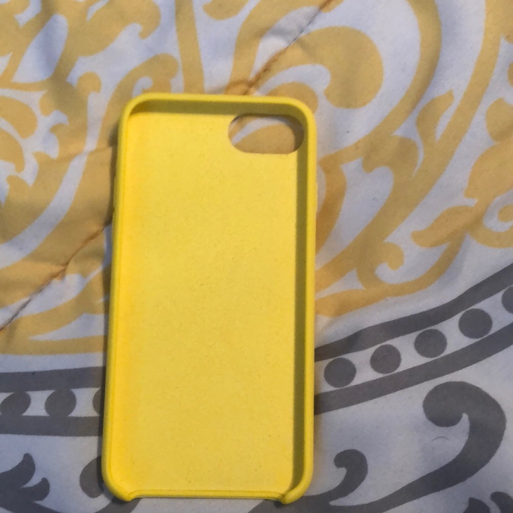 Yellow iPhone case